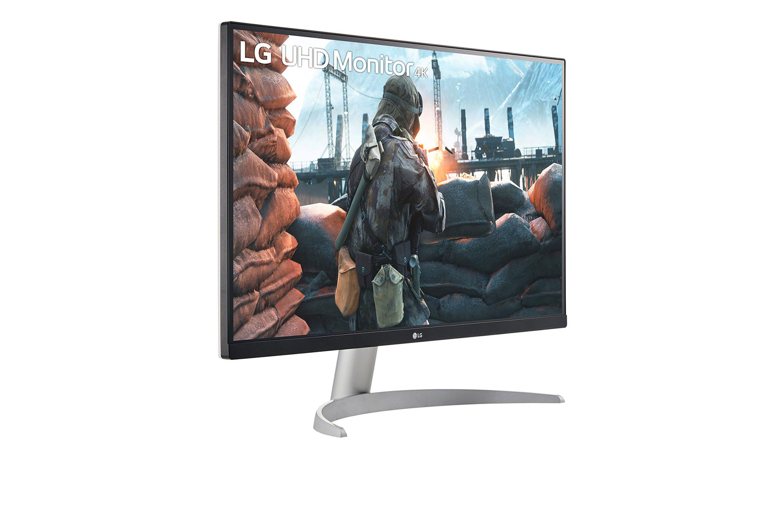 LG 27UP600-W - Monitor para creadores LG 4K UHD (Panel IPS: 3840x2160, 400nit, 1200:1, HDR10, DCI-P3 >95%); diag. 68,4cm; entradas: HDMI x2, DP x1., 27UP600-W