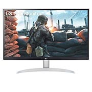 LG 27UP600-W - Monitor para creadores LG 4K UHD (Panel IPS: 3840x2160, 400nit, 1200:1, HDR10, DCI-P3 >95%); diag. 68,4cm; entradas: HDMI x2, DP x1., 27UP600-W