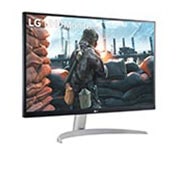 LG 27UP600-W - Monitor para creadores LG 4K UHD (Panel IPS: 3840x2160, 400nit, 1200:1, HDR10, DCI-P3 >95%); diag. 68,4cm; entradas: HDMI x2, DP x1., 27UP600-W