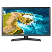 LG TV de Pequeña Pulgada de 28"' de LG HD, LED con Profundidad de Color: 16.7M Millones de Colores. SMART TV WebOS22 Con Asistentes de Voz (ThinQ, Google y ALEXA por Mando Magic Remote OPCIONAL). , 28TQ515S-PZ