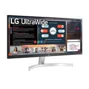 LG 29WN650-W - Monitor Ultrapanoramico 21:9 LG UltraWide (Panel IPS: 2560x1080, 400cd/m², 1000:1, sRGB>99%); diag. 73cm; entr.: HDMIx2, DPx1; altavoces 2x7W; Ajust. en inclinación., 29WN600-W