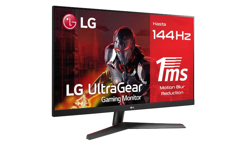 LG UltraGear™ de 32 pulgadas Monitor Gaming QHD 144Hz | 1ms de tiempo de respuesta, Compatible con G-SYNC®, FreeSync™ Premium, 32GN600-B