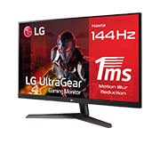 LG Monitor gaming LG UltraGear (Panel VA: 2560x1440p, 16:9, 350 cd/m², 3000:1, 5ms (1ms MBR), 144 Hz); entradas: DP x1, HDMI x2;  FreeSync™ Premium; Regulable en inclinación., 32GN600-B