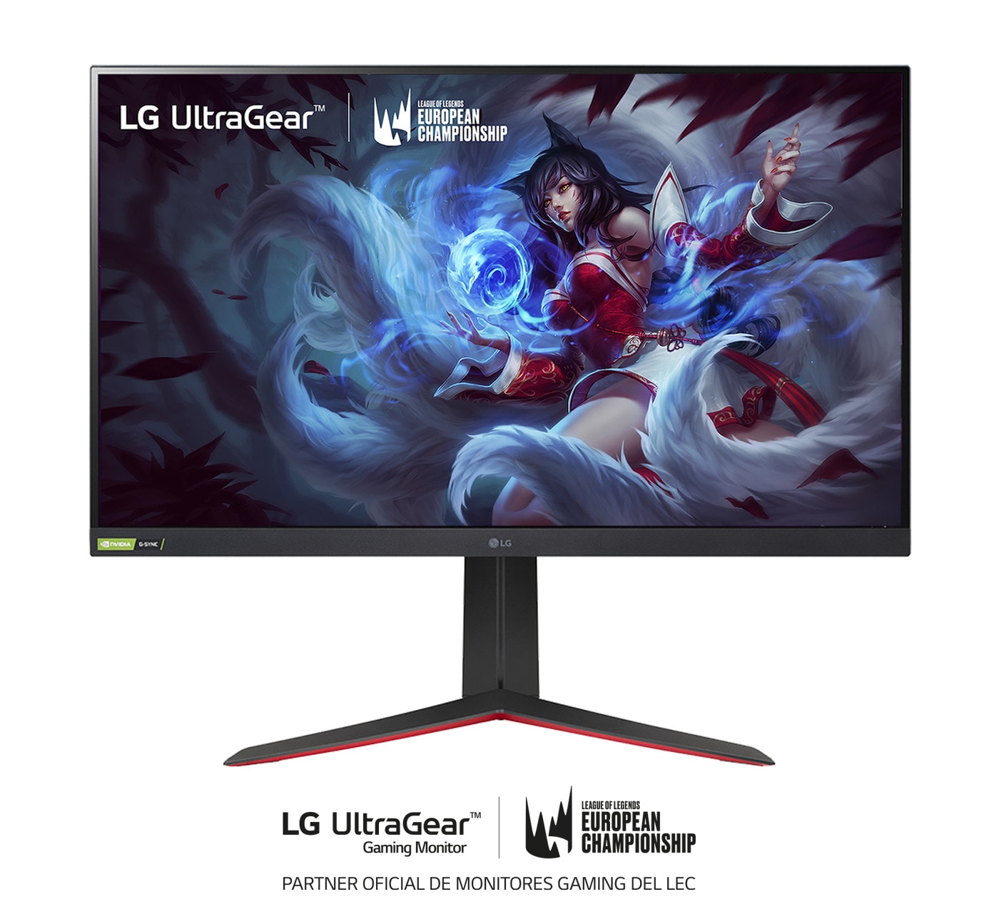 LG 32GP850-B - Monitor gaming LG UltraGear (2560x1440p, 350cd/m², 1000:1, 1ms, 165Hz, DCI-P3 98%); diag. 80cm; entradas: HDMI x2, DP x1, USB-A x3; NVIDIA G-Sync™ Compatible, FreeSync™ Premium., 32GP850-B
