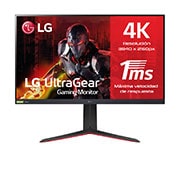 LG 32GQ950-B - Monitor gaming LG UltraGear (Panel 4K IPS: 3840x2160p, 16:9, 700cd/m², 1000:1, 1ms, 144Hz, DCI-P3>98%, DisplayHDR™ 1000); diag. 80cm; entradas: HDMI 2.1 x2, DP x1, USB-A x3; NVIDIA G-Sync™ Compatible, FreeSync™ Premium Pro., 32GQ950-B