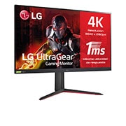 LG 32GQ950-B - Monitor gaming LG UltraGear (Panel 4K IPS: 3840x2160p, 16:9, 700cd/m², 1000:1, 1ms, 144Hz, DCI-P3>98%, DisplayHDR™ 1000); diag. 80cm; entradas: HDMI 2.1 x2, DP x1, USB-A x3; NVIDIA G-Sync™ Compatible, FreeSync™ Premium Pro., 32GQ950-B