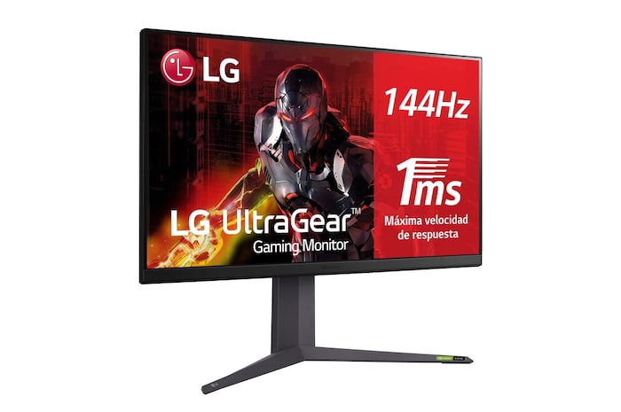 LG Outlet Monitor gaming UltraGear™ 4K UHD 144Hz de 32 pulgadas | 1ms (GtG), compatible con G-SYNC®, FreeSync™ Premium, 32GR93U-B.OUTLET