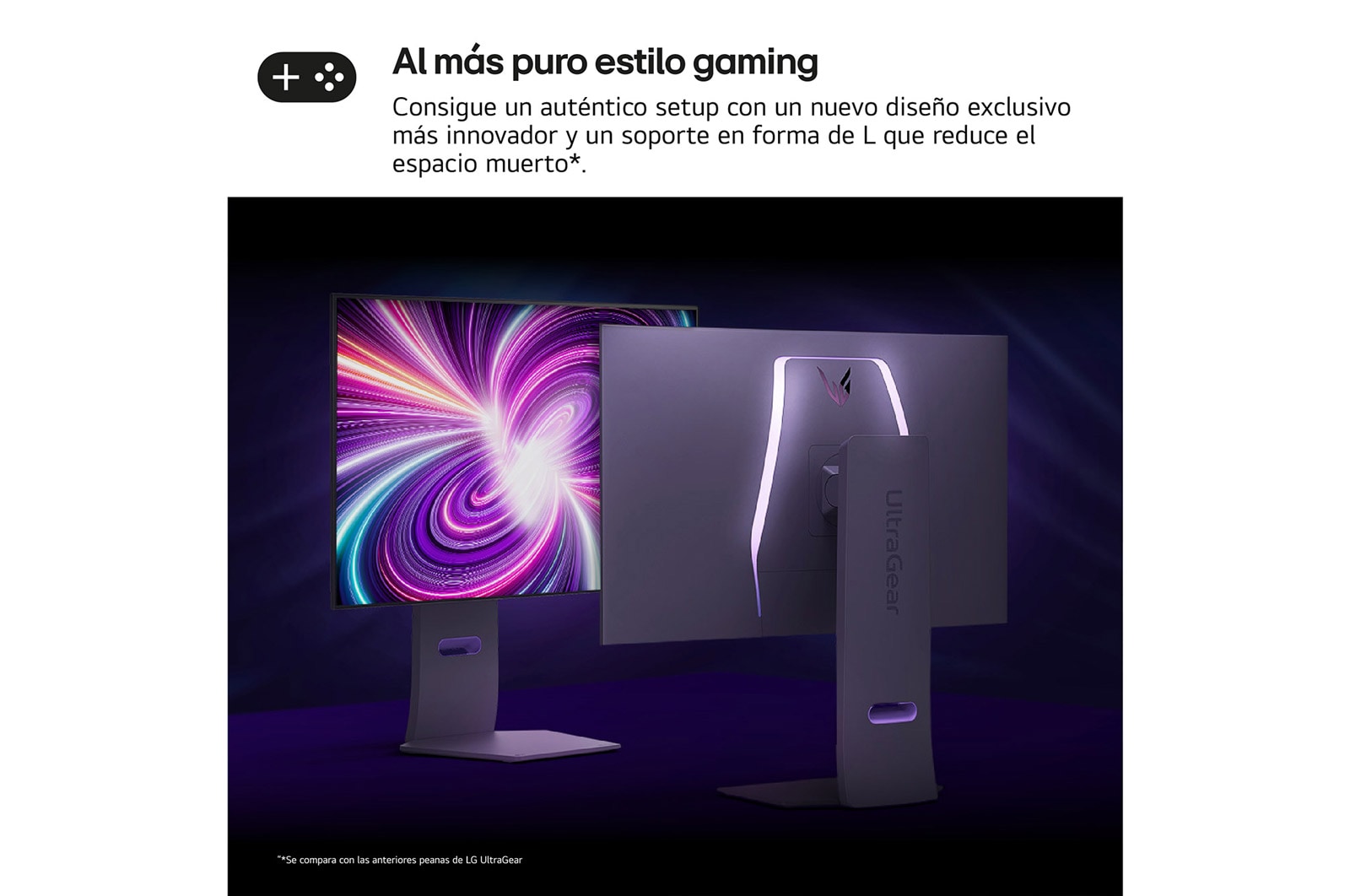 LG Monitor gaming OLED UltraGear 32", 0,03ms, Dual Mode UHD 240Hz / FHD 480Hz, Pixel Sound, DisplayHDR TrueBlack  400, AMD FreeSync Premium Pro, NVIDIA G-Sync™, 32GS95UE-B