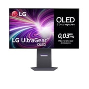 LG Monitor gaming OLED UltraGear 32", 0,03ms, Dual Mode UHD 240Hz / FHD 480Hz, Pixel Sound, DisplayHDR TrueBlack  400, AMD FreeSync Premium Pro, NVIDIA G-Sync™, 32GS95UE-B