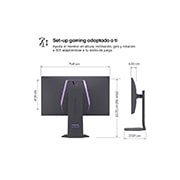 LG Monitor gaming OLED UltraGear 32", 0,03ms, Dual Mode UHD 240Hz / FHD 480Hz, Pixel Sound, DisplayHDR TrueBlack  400, AMD FreeSync Premium Pro, NVIDIA G-Sync™, 32GS95UE-B