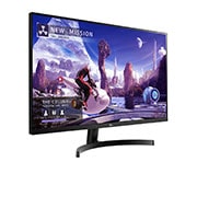 LG 32QN600-B - Monitor QHD (Panel IPS: 2560 x 1440p, 16:9, 350cd/m², 1000:1, sRGB >99, 75Hz, 5ms); diag. 80cm; entradas: HDMI x2, DP x1; marcos ultrafinos, 32QN600-B