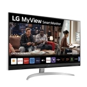 LG MyView Smart Monitor 4K UHD, webOS 22, diag. 80 cm, DCI-P3 90%, HDMI 2.1, 32SQ700S-W
