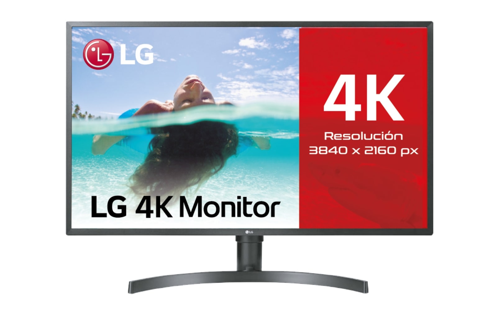 LG Monitor 4K 32UK550-B de 80 cm (31,5") 3840 x 2160 (UHD) con panel VA 16:9, G, 32UK550-B