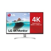 LG 32UN500P-W - Monitor 4K UHD LG UltraFine™ (Panel VA: 3840 x 2160p, 16:9, 350cd/m², 3000:1, DCI-P3 >90%, 60Hz, 4ms); diag. 80cm; entradas: HDMI x2, DP x1; altavoces 5W ; marcos ultrafinos, G, 32UN500P-W