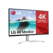 LG 32UN650-B -Monitor 4K UHD LG UltraFine™ (Panel IPS: 3840 x 2160p, 16:9 curvo, 350cd/m², 3000:1, sRGB >95%, 60Hz, 5ms); diag. 80cm; entradas: HDMI x2, DP x1; altavoces 5W ; marcos ultrafinos, G, 32UN650-W
