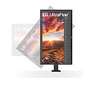 LG 32UN880-B - Monitor 4K UHD LG Ergo™ (Panel IPS: 3840 x 2160p, 16:9, 350cd/m², 1000:1, DCI-P3 >95%, 60Hz, 5ms); diag. 80cm; entradas: HDMI x2, DP x1, USB-A x2, USB-C x1 (P.D. 60W); altavoces 5W ; marcos ultrafinos, G, 32UN880-B