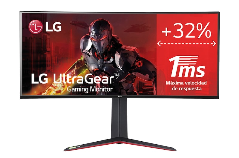 Vista frontal de Outlet Monitor Gaming LG UltraGear™ 34" 34GN850P-B.OUTLET