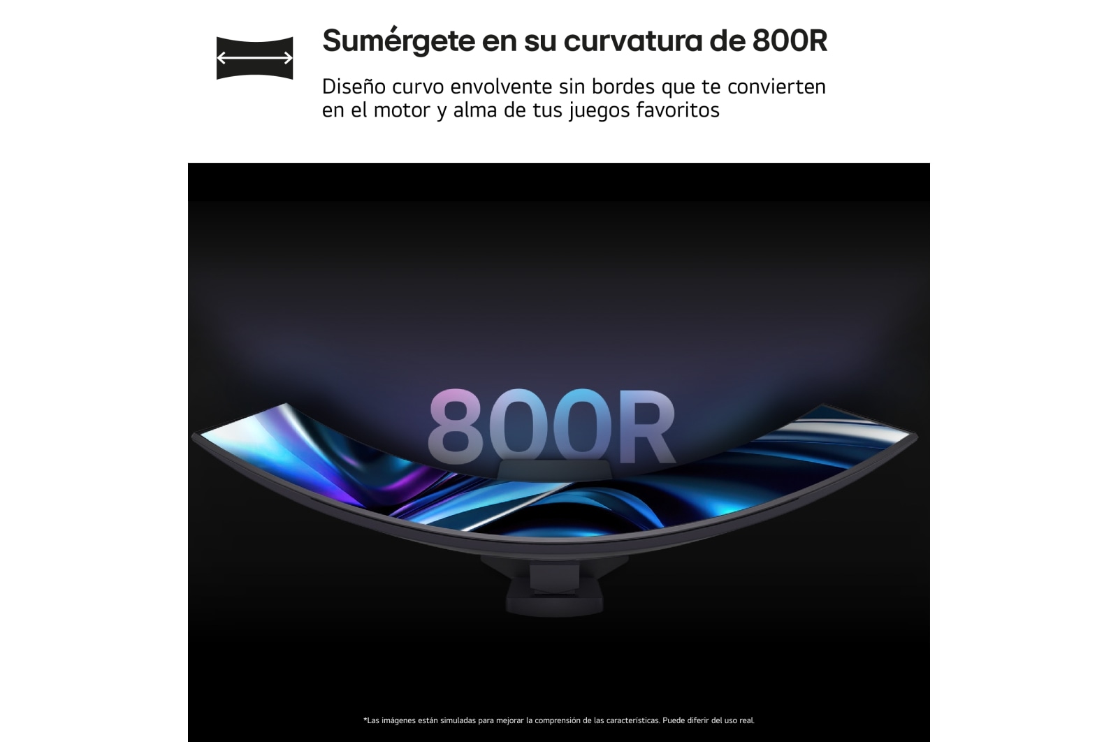 LG UltraGear™ de 34 pulgadas Monitor Gaming OLED WQHD Curvo de 240Hz | 0,03ms tiempo de respuesta, Compatible con G-SYNC®, FreeSync™ Premium Pro, 34GS95QW-B.EEU