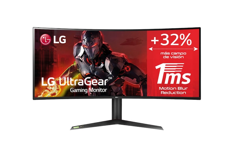 LG Monitor GAMING 38GL950G-B.AEU de 37,5" (ULTRAGEAR) 95.2 cm con panel 3840 x 1600 NanoIPS (AH-IPS), G, 38GL950G-B
