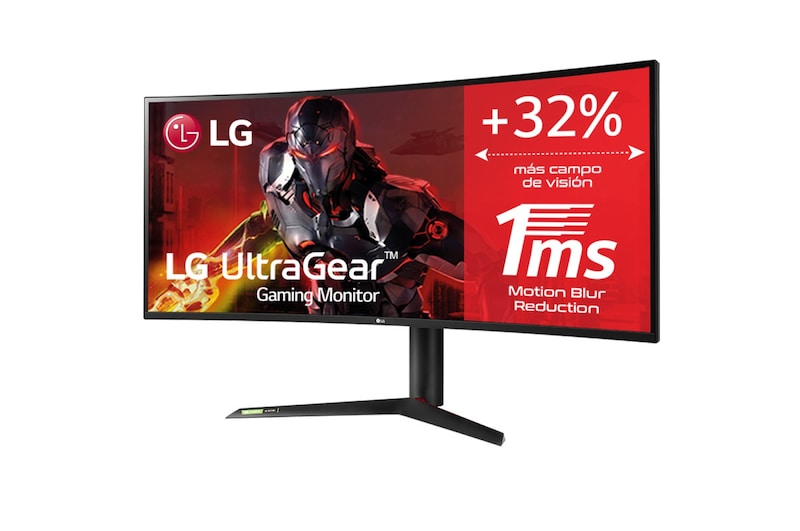 LG Monitor GAMING 38GL950G-B.AEU de 37,5" (ULTRAGEAR) 95.2 cm con panel 3840 x 1600 NanoIPS (AH-IPS), G, 38GL950G-B