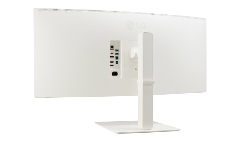 LG Monitor Ultrapanorámico 21:9 LG UltraWide WQHD+, IPS, diag. 95,2cm, curvo 2300R, HDMI 2.1, Display Port, USB-C, altavoces, altura, inclinación y giro., 38WR85QC-W