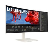 LG Monitor Ultrapanorámico 21:9 LG UltraWide WQHD+, IPS, diag. 95,2cm, curvo 2300R, HDMI 2.1, Display Port, USB-C, altavoces, altura, inclinación y giro., 38WR85QC-W