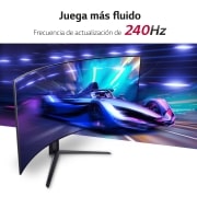 LG Monitor gaming LG UltraGear (OLED: 3440x1400, 21:9, 200cd/m², 1.5M:1, 0.03ms, 240Hz, DCI-P3>90%, HDR10); diag. 113cm; entr.: HDMI 2.1 x2, DPx1, USB-Ax3; NVIDIA G-Sync™ Compatible, AMD FreeSync™ Premium, Hexagon Lighting, 45GR95QE-B