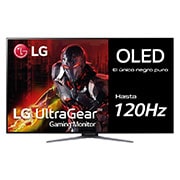 LG 48GQ900-B - Monitor gaming LG UltraGear OLED (Panel OLED: 3840x2160, 16:9, 135cd/m2, 1M:1, <1ms (GtG), DCI-P3 >98%, HDR10) entr: HDMI 2.1 x3, DP x1, USB-A x4., 48GQ900-B