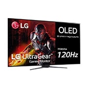 LG 48GQ900-B - Monitor gaming LG UltraGear OLED (Panel OLED: 3840x2160, 16:9, 135cd/m2, 1M:1, <1ms (GtG), DCI-P3 >98%, HDR10) entr: HDMI 2.1 x3, DP x1, USB-A x4., 48GQ900-B