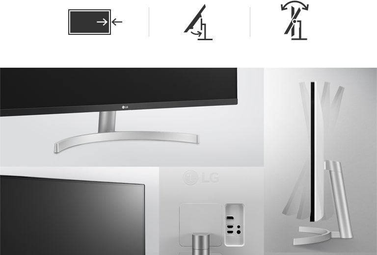 Ajuste de la inclinación, soporte de un clic y diseño de 3 lados prácticamente sin bordes