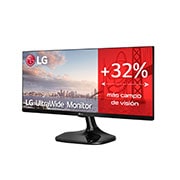 LG 25UM58-P - Monitor Ultrapanoramico 21:9 LG UltraWide (Panel IPS: 2560x1080, 250cd/m², 1000:1, sRGB >99%); diag. 63,5cm; entr.: HDMIx2; Ajust. en inlcinación., 25UM58-P