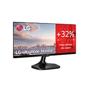 LG 25UM58-P - Monitor Ultrapanoramico 21:9 LG UltraWide (Panel IPS: 2560x1080, 250cd/m², 1000:1, sRGB >99%); diag. 63,5cm; entr.: HDMIx2; Ajust. en inlcinación., 25UM58-P