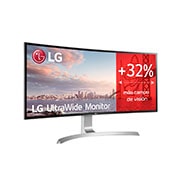 LG Monitor Ultrawide de 86,36cm (34 pulgadas) 2560 x 1080 con pantalla IPS 21:9, G, 34WK650-W