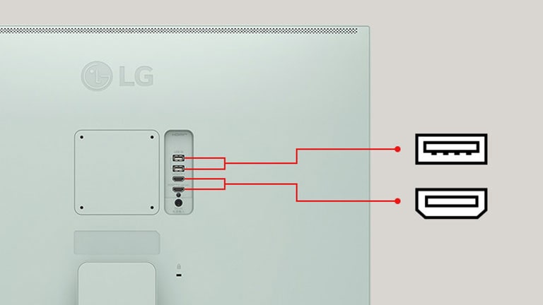 Los Smart Monitors ofrecen dos puertos USB y dos puertos HDMI.