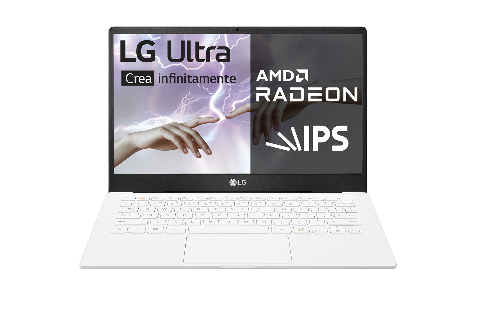 LG Ultra 13U70P Windows 11 Home - Portátil de 13” FHD IPS (980g, autonomía 11,5h, AMD Ryzen™ 4700, 16GB RAM, 512GB SSD NVMe) Blanco – Teclado Español, 13U70P-G-AA75B