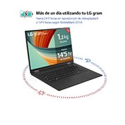 LG gram 14T90R/ Windows 11 Home/ i7/ 16GB/ 512GB SSD/ 1,25Kg/ 24,5h, 14T90R-G.AA75B