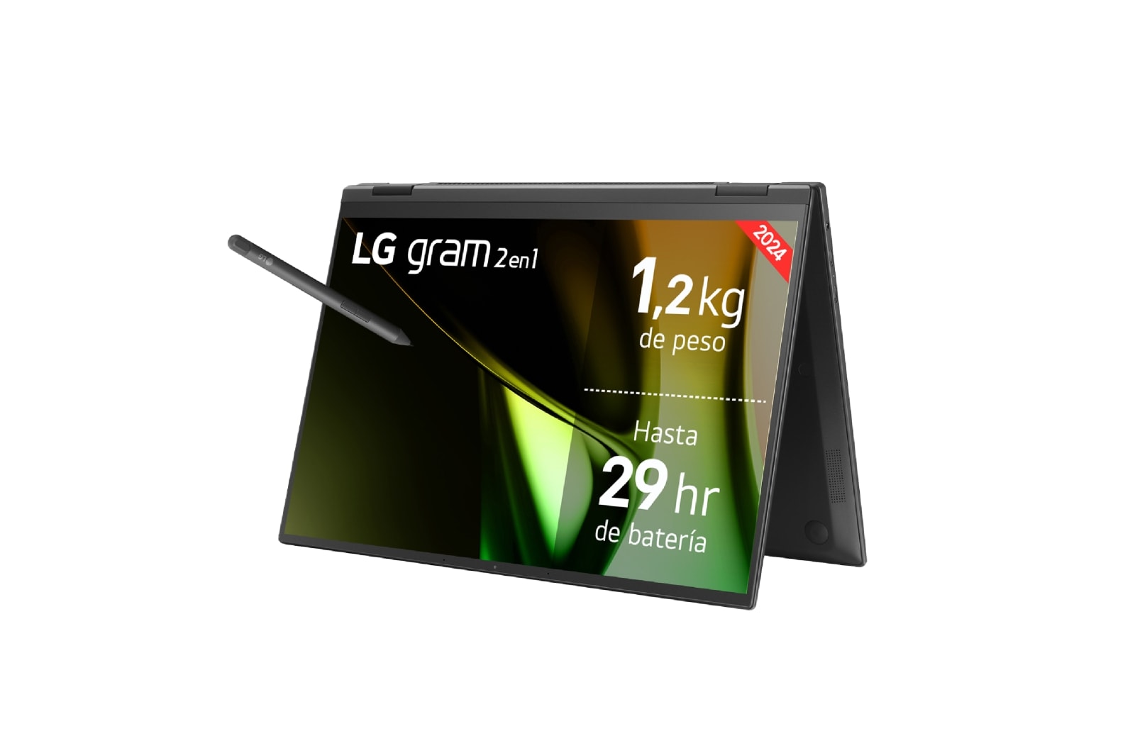 LG gram 2 en 1 14T90S Windows 11 Home/ Intel  Core  Ultra 7 / 16GB/ 512GB SSD/ 1,2Kg/ 29h, 14T90S-G.AA75B