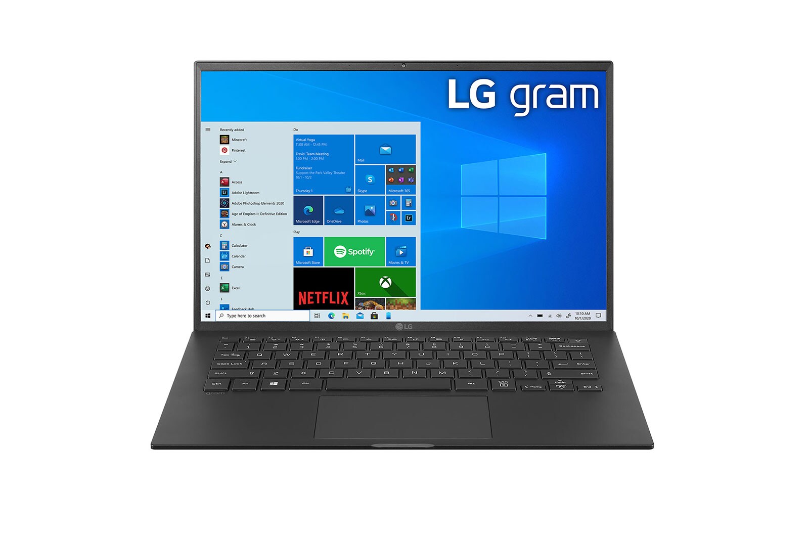 LG gram 14Z90P Windows 10 Home - Portátil ultraligero de 35,56cm (14") WUXGA 16:10 IPS (1kg, autonomía 18,5h. Intel EvoTM i7 11ª gen., Iris Xe, 16GB RAM, 1TB SSD NVMe) Negro - Teclado Español, 14Z90P-G-AA79B