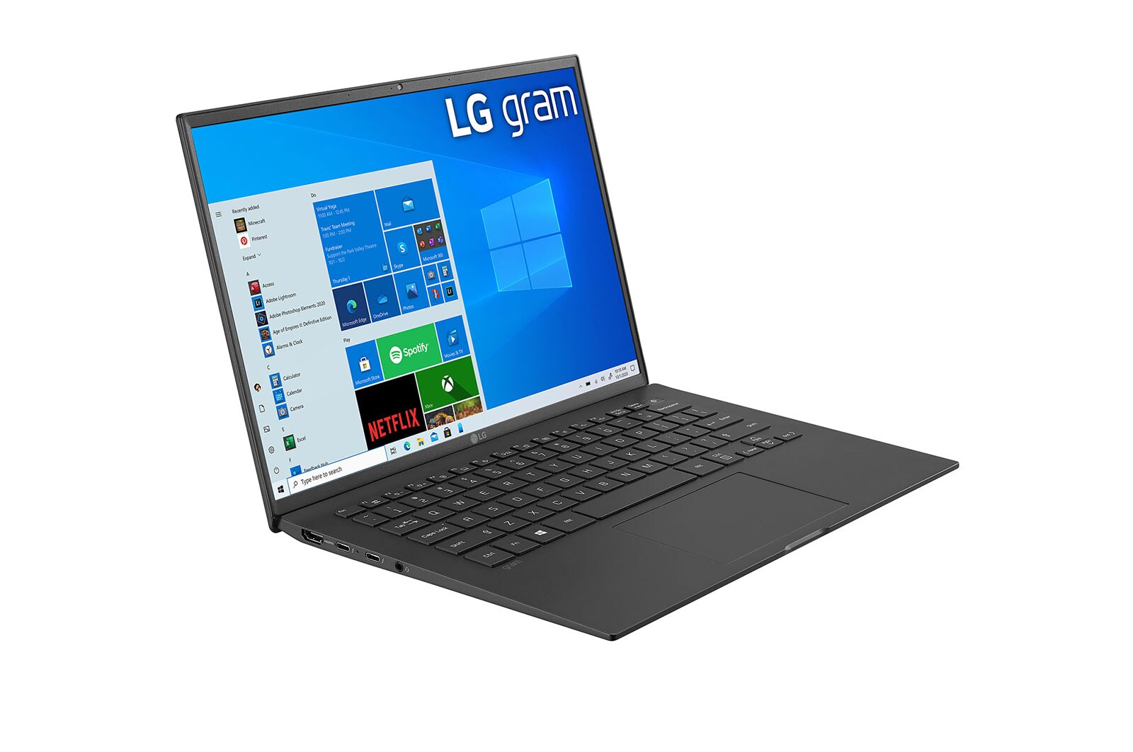 LG gram 14Z90P Windows 10 Home - Portátil ultraligero de 35,56cm (14") WUXGA 16:10 IPS (1kg, autonomía 18,5h. Intel EvoTM i7 11ª gen., Iris Xe, 16GB RAM, 1TB SSD NVMe) Negro - Teclado Español, 14Z90P-G-AA79B