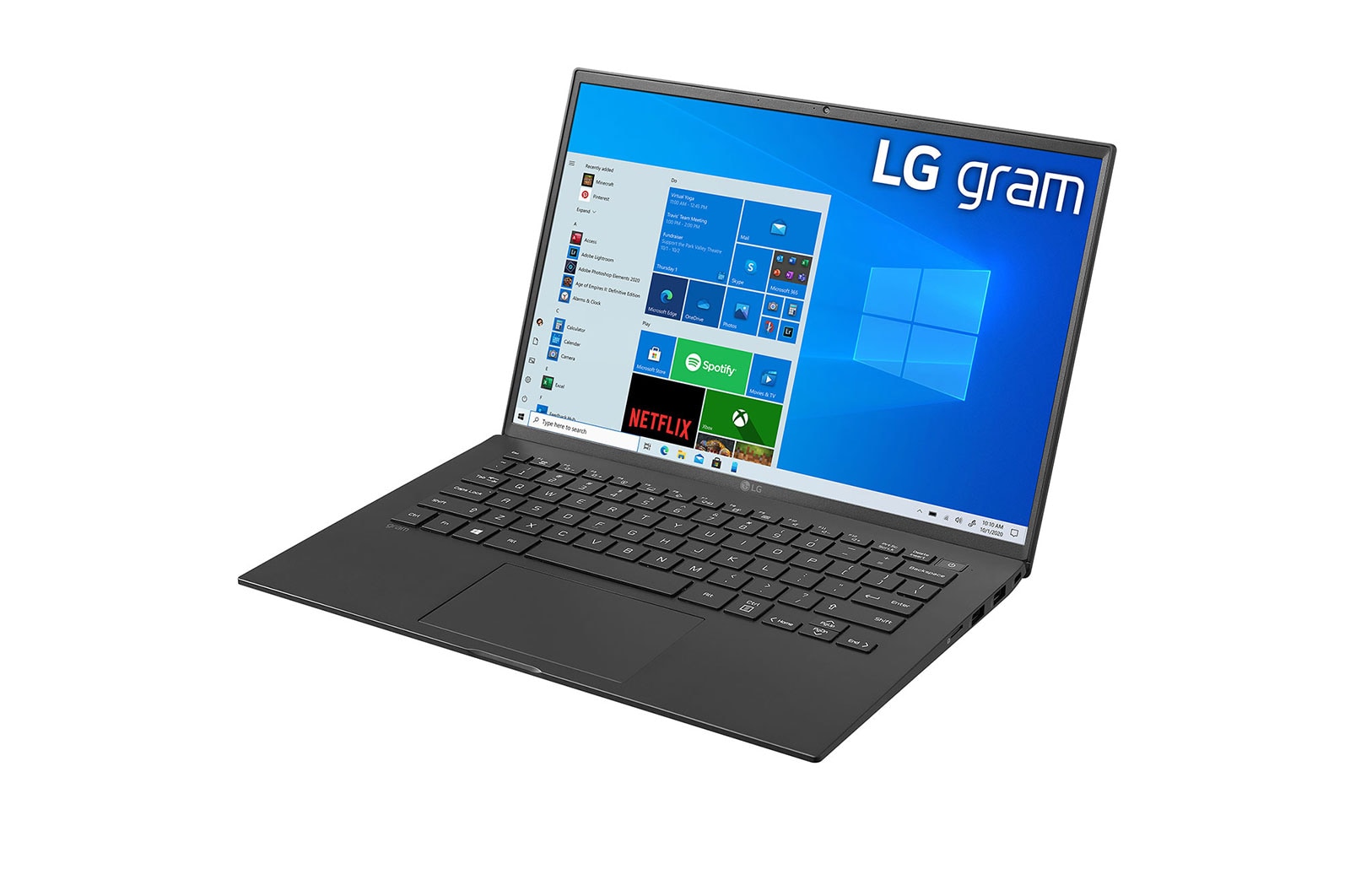 LG gram 14Z90P Windows 10 Home - Portátil ultraligero de 35,56cm (14") WUXGA 16:10 IPS (1kg, autonomía 18,5h. Intel EvoTM i7 11ª gen., Iris Xe, 16GB RAM, 1TB SSD NVMe) Negro - Teclado Español, 14Z90P-G-AA79B
