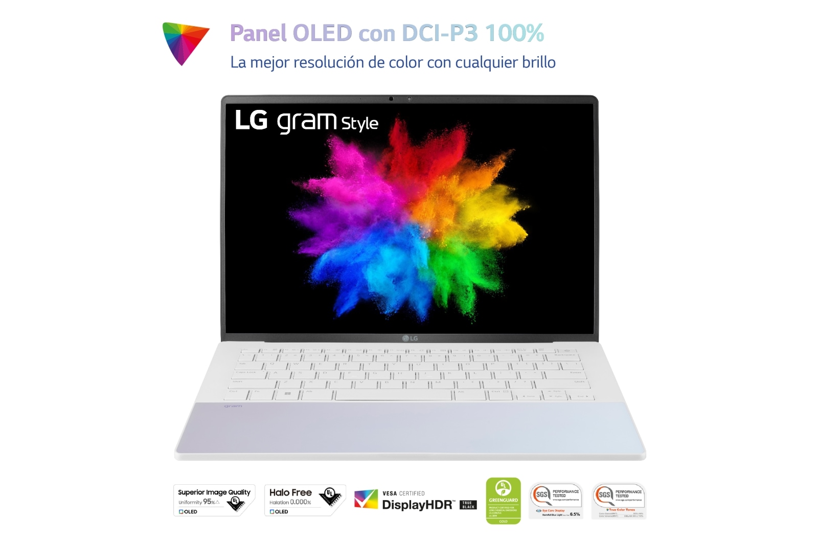 LG gram Style 14Z90RS/ i7/ Windows 11 Home/ 32GB/ 512GB SSD/  OLED/ Acabado nacarado/ 1Kg/ 15h, 14Z90RS-GAD74B