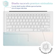 LG gram Style 14Z90RS/ i7/ Windows 11 Home/ 32GB/ 512GB SSD/  OLED/ Acabado nacarado/ 1Kg/ 15h, 14Z90RS-GAD74B