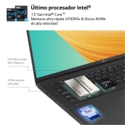 LG gram 14ZB90R/ Windows 11 Home/ i5/ 16GB/ 512GB SSD/ 1Kg/ 24,5h, 14ZB90R-G.AA55B