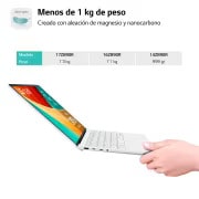 LG gram 14ZB90R/ Windows 11 Home/ i7/ 16GB/ 512GB SSD/ 1Kg/ 24,5h, 14ZB90R-G.AA74B