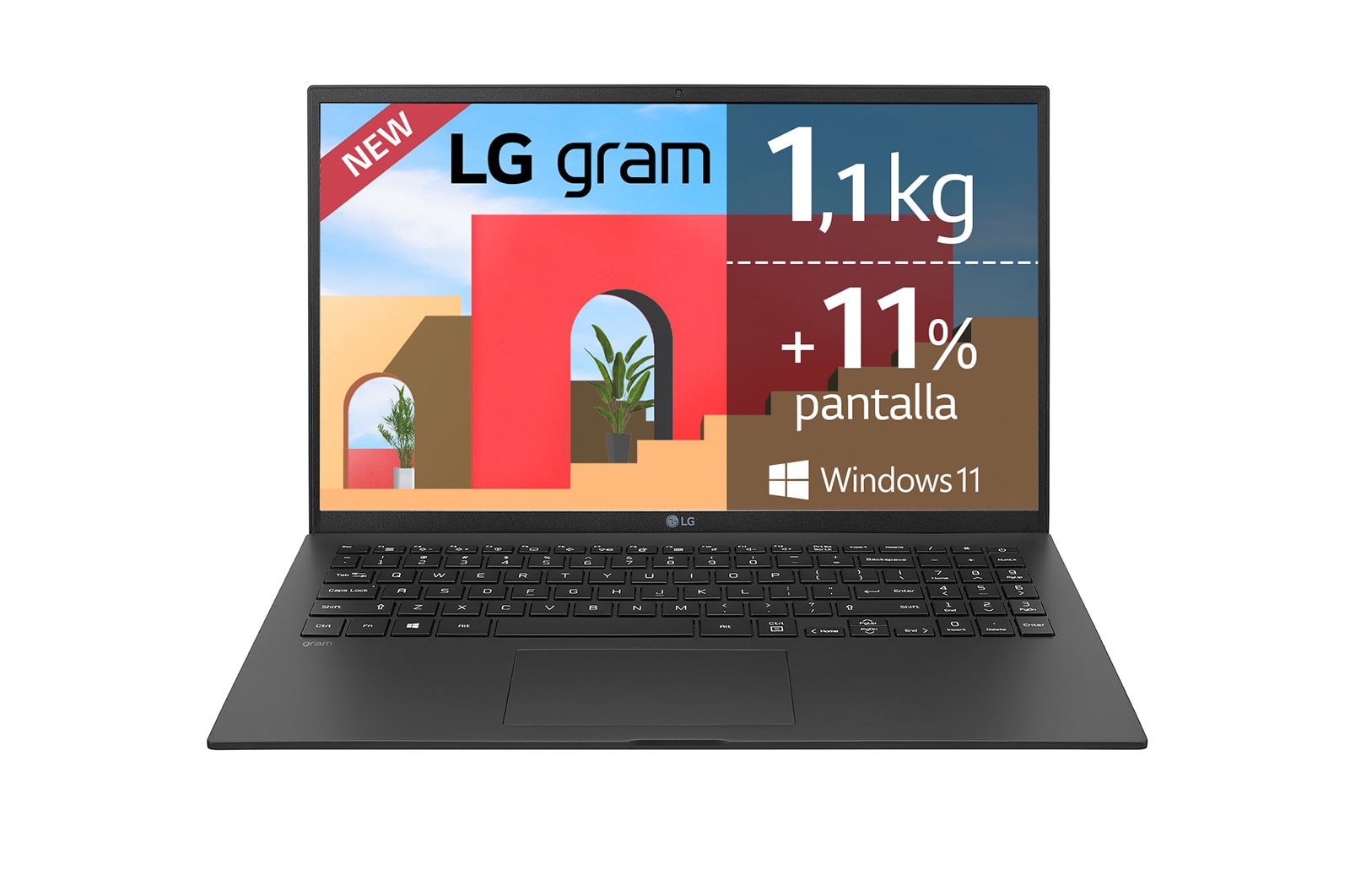 LG gram 15Z95P Windows 11 Home - Portátil ultraligero de 39,6cm (15,6") FHD 16:9 IPS (1,1kg, autonomía 17,5h. Intel Iris Xe, i5 11ª gen., 16GB RAM, 512GB SSD NVMe) Negro - Teclado Español, 15Z95P-G.AA58B