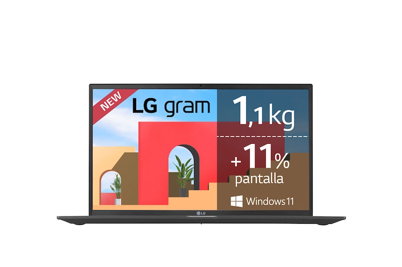 LG gram 15Z95P Windows 11 Home - Portátil ultraligero de 39,6cm (15,6") FHD 16:9 IPS (1,1kg, autonomía 17,5h. Intel Iris Xe, i5 11ª gen., 16GB RAM, 512GB SSD NVMe) Negro - Teclado Español, 15Z95P-G.AA58B