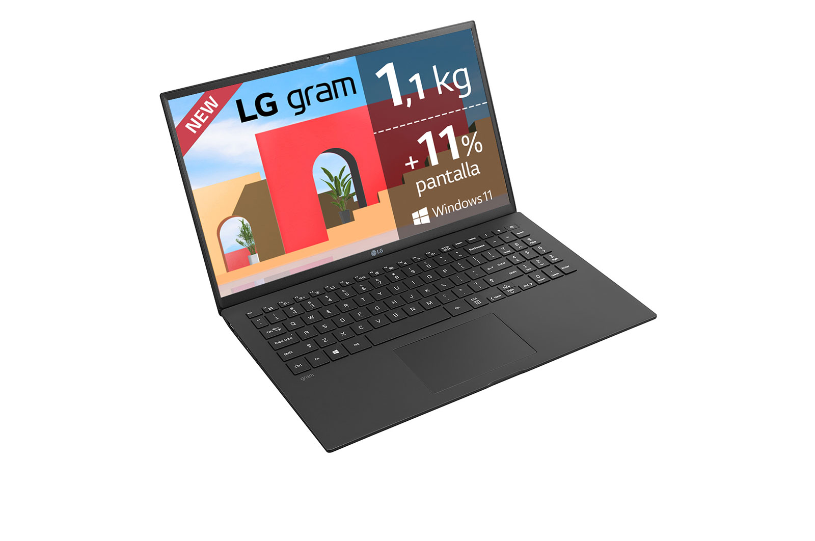 LG gram 15Z95P Windows 11 Home - Portátil ultraligero de 39,6cm (15,6") FHD 16:9 IPS (1,1kg, autonomía 17,5h. Intel Iris Xe, i5 11ª gen., 16GB RAM, 512GB SSD NVMe) Negro - Teclado Español, 15Z95P-G.AA58B