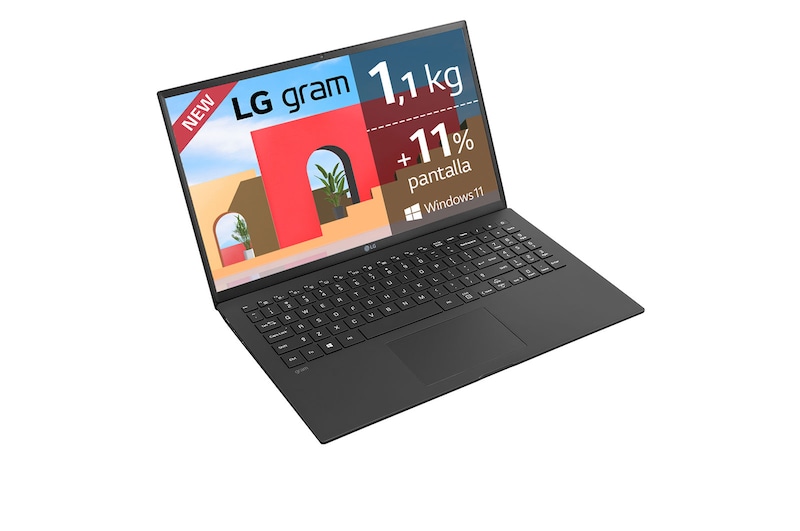 LG gram 15Z95P Windows 11 Home - Portátil ultraligero de 39,6cm (15,6") FHD 16:9 IPS (1,1kg, autonomía 17,5h. Intel Iris Xe, i5 11ª gen., 16GB RAM, 512GB SSD NVMe) Negro - Teclado Español, 15Z95P-G.AA58B