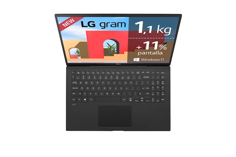 LG gram 15Z95P Windows 11 Home - Portátil ultraligero de 39,6cm (15,6") FHD 16:9 IPS (1,1kg, autonomía 17,5h. Intel Iris Xe, i5 11ª gen., 16GB RAM, 512GB SSD NVMe) Negro - Teclado Español, 15Z95P-G.AA58B