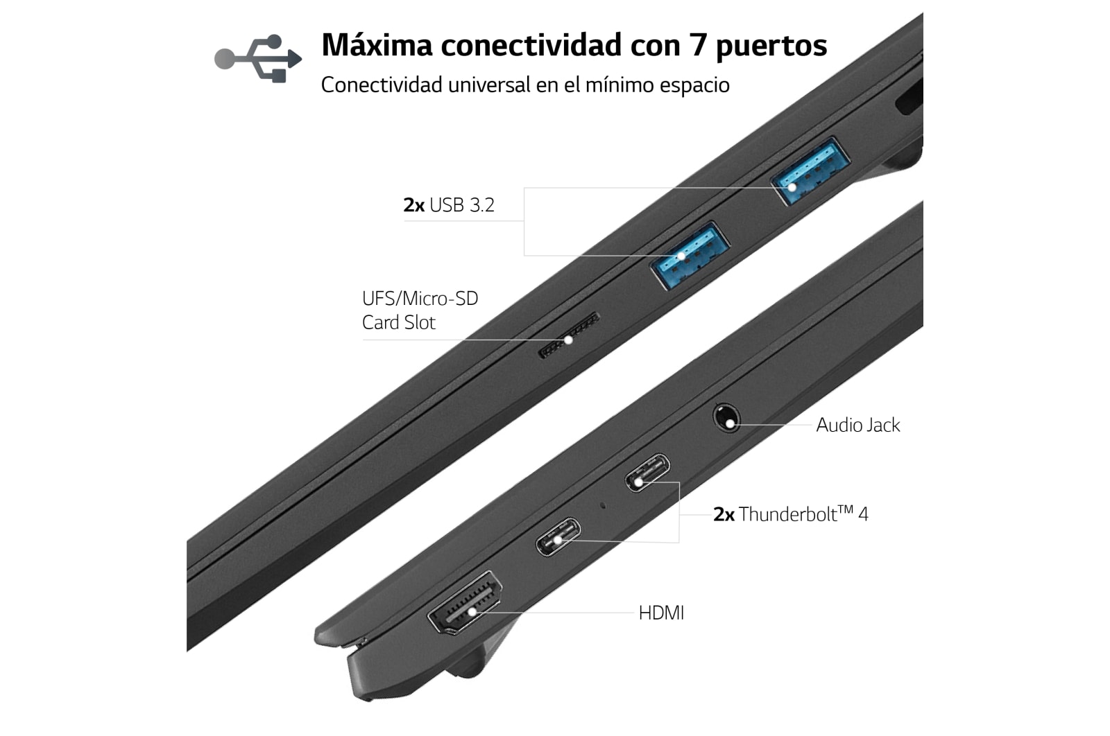 LG gram 15ZD90R/i7/ 16GB/ 512GB SSD/ 1,14Kg/ 22h / Sin Sistema Operativo, 15ZD90R-G.AX75B